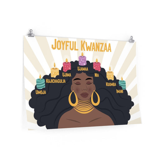 "Kwanzaa Queen" Premium Matte horizontal posters
