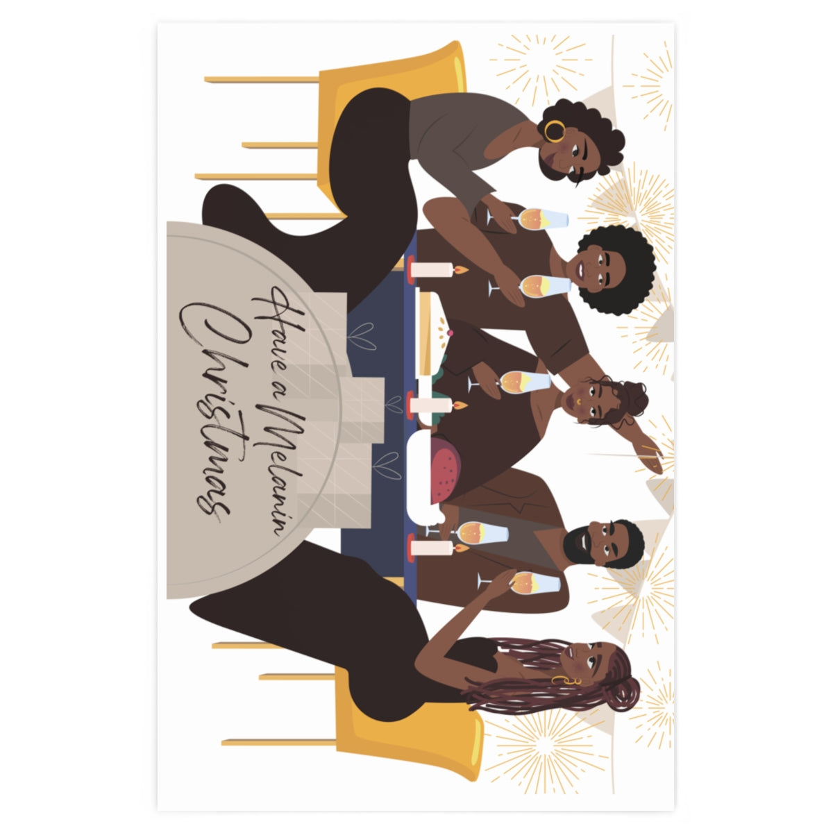 "Melanin" Wrapping Paper