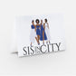 "Sis in the City" Blue and White Card