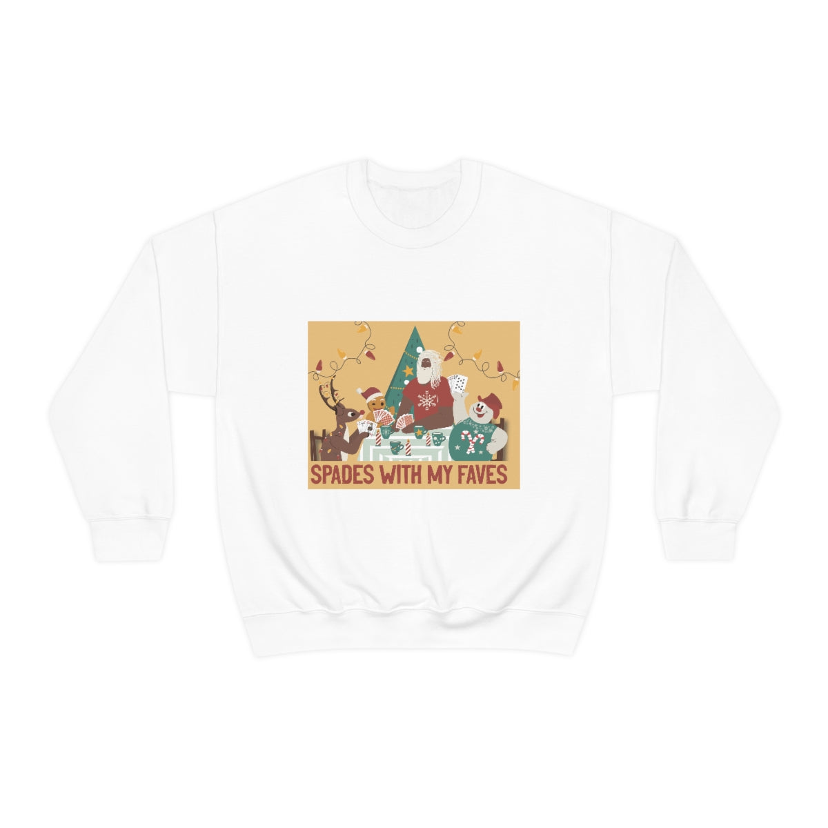 "Spades With My Faves" Unisex Heavy Blend™ Crewneck Sweatshirt